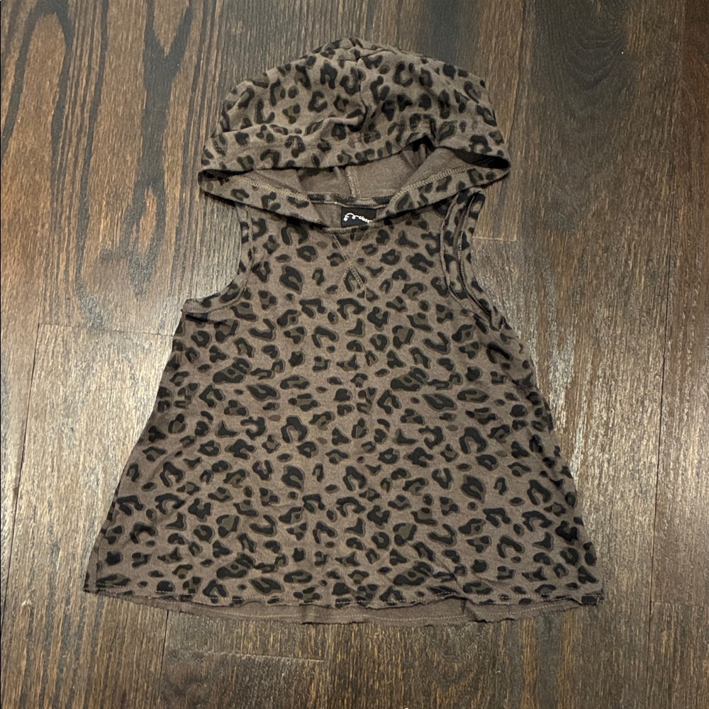 Art Class Leopard Print Kids Top